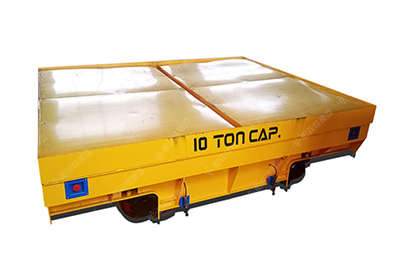 浙江玉環(huán)BXC-10噸蓄電池電動(dòng)平車交接成功