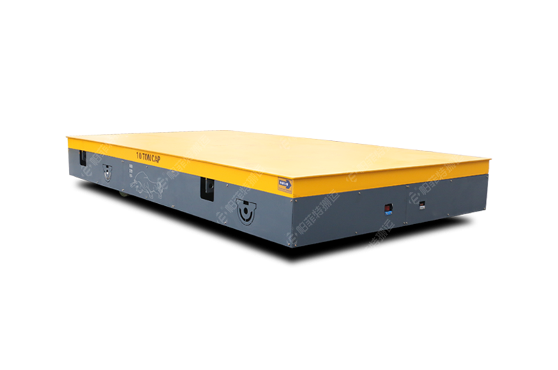 山東濟(jì)南商河縣城區(qū)BWP-10噸無軌電動(dòng)平車交接成功