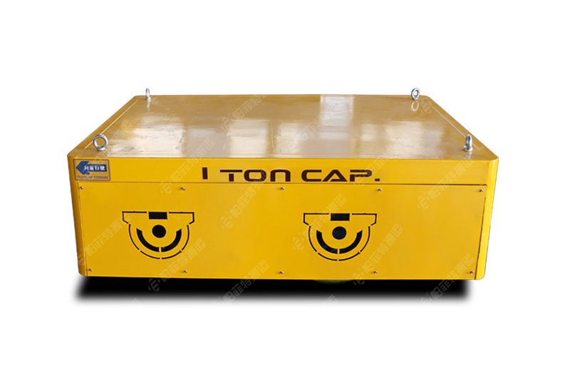 安徽蚌埠1噸無軌電動平車交付成功