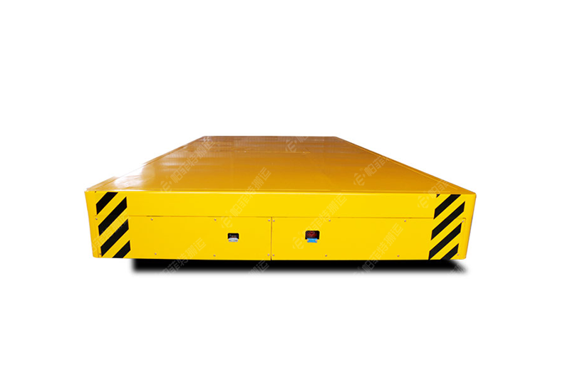 山東兗州BWP-10噸無(wú)軌電動(dòng)平車交接成功