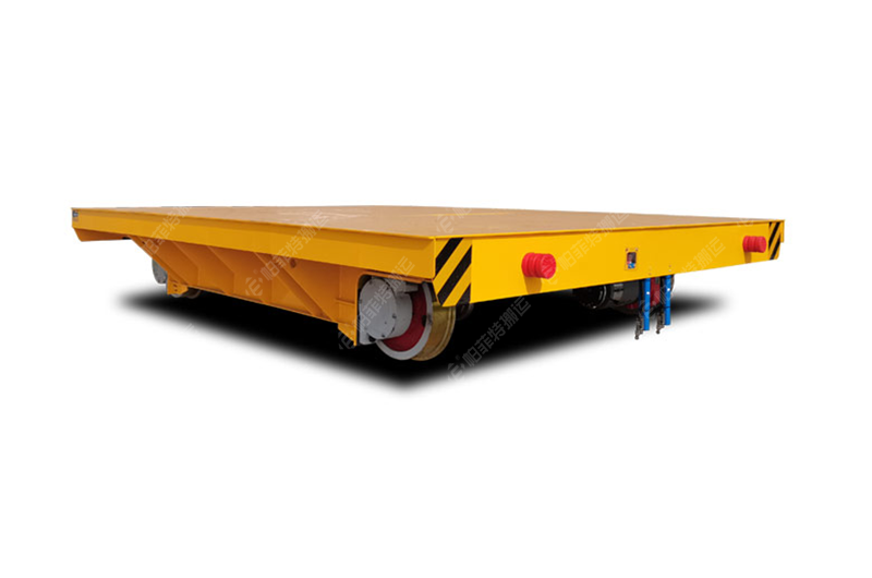 甘肅20噸鐵水蓄電池電動(dòng)平車交付成功